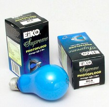 Eiko BCA 120V/250W Blue Photoflood E26 Base Set of 2 Bulbs