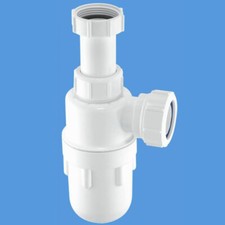Image of McAlpine A10A Plastic Adjustable Bottle Trap Waste -1¼ " Inlet White 32mm BNIB