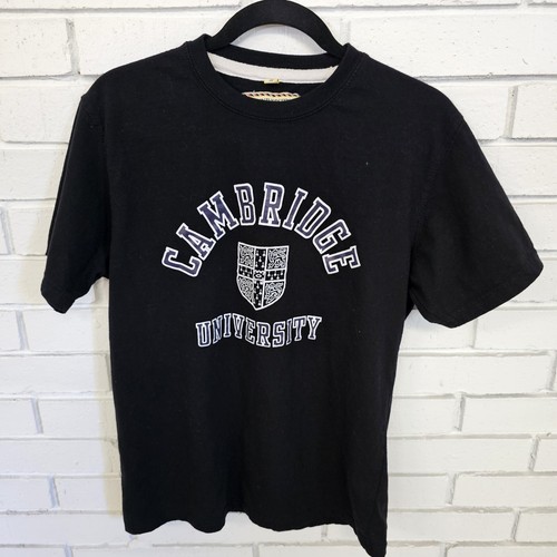 Offizielles Cambridge University T-Shirt Medium College Crew schwarz - Bild 1 von 8