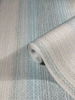 Tapete Vlies Marburg Blau GrüN Grau Ethno Gestreift 32654 (4,87€/1Qm)