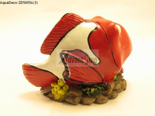 Red Clown fish Bubble maker Decoration/Ornament For Fish Tank (SHIP FROM USA) - Picture 3 of 3