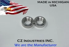 3/8 NPT QTY:2 LOW PROFILE FEMALE STRAIGHT WELD ON FITTING BUNG, 3/8"-18