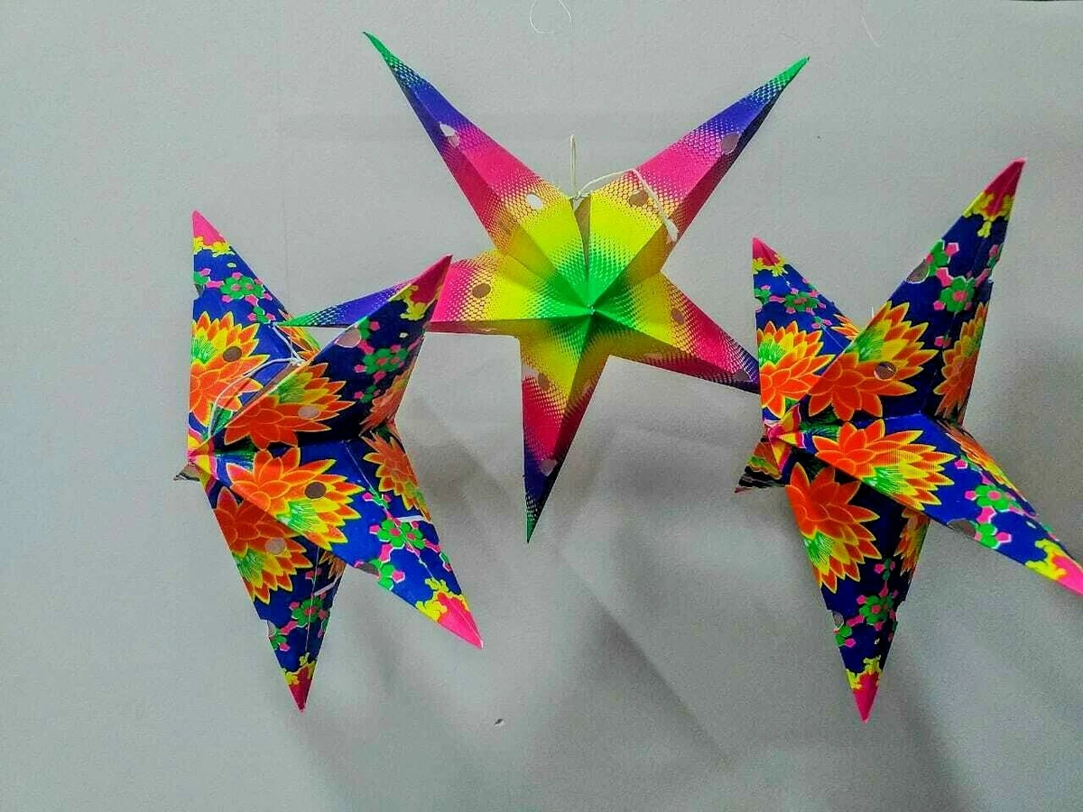 Mexican Paper Star Decorations | Shelly Lighting