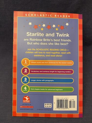 2004 Rainbow Brite Starlite and Twink Scholastic Reader Level 2 Book - Imagen 4 de 7