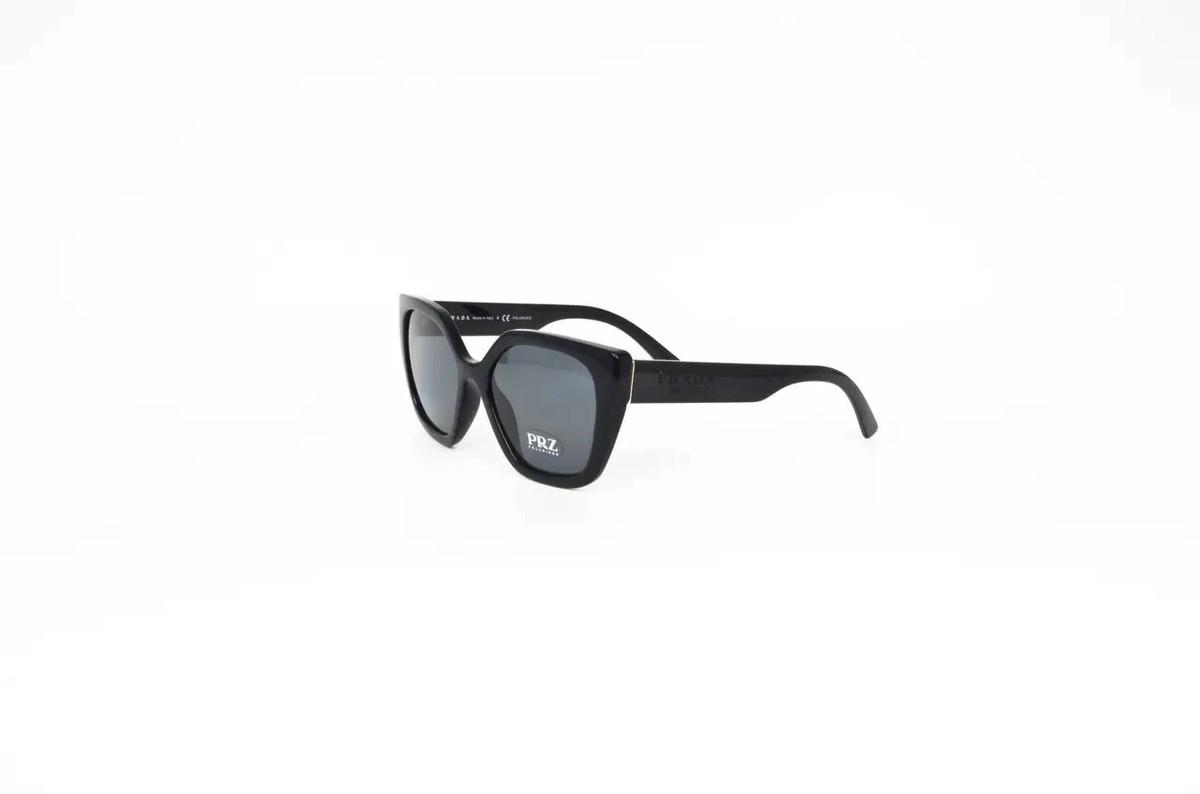 Prada SPR24X 1AB-5Z1 Sunglasses Authentic Women's Black Geometric
