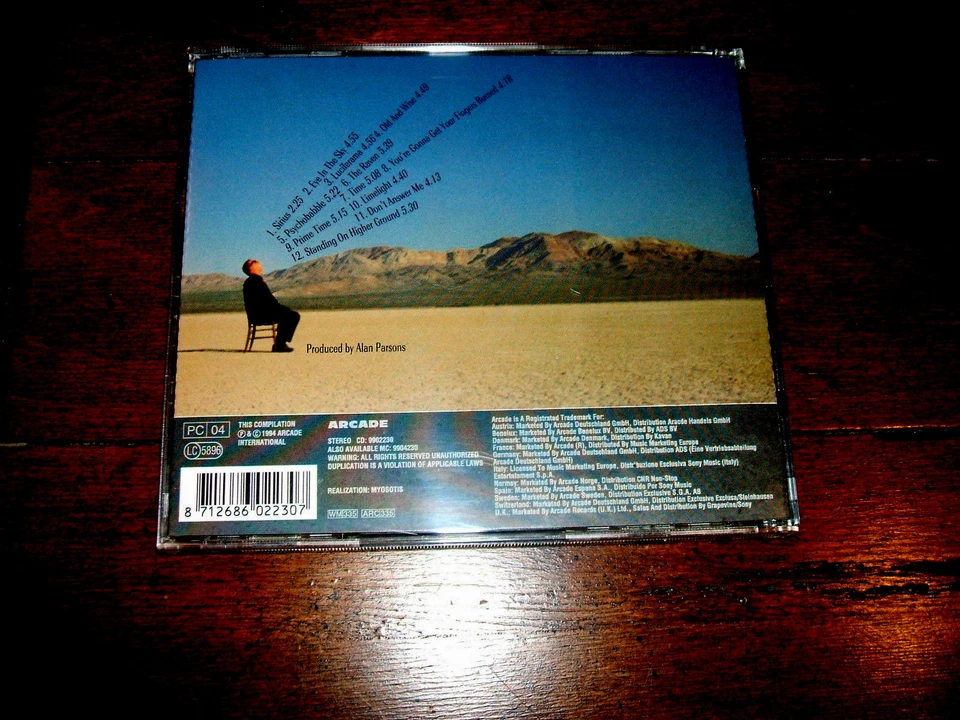 Alan Parsons - The Very Best Of LIVE - RARE 1994 Import Arcade CD Eye In The Sky Foto 3 de 3