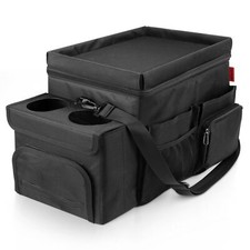 Waterproof Car Organizer Cooler Bag Lid Cup Holder Tissue Box Storage Travel