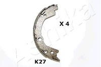 Ashika 55-0K-K27 Bremsbackensatz, Feststellbremse Hinterachse FÜR Hyundai KIA SS