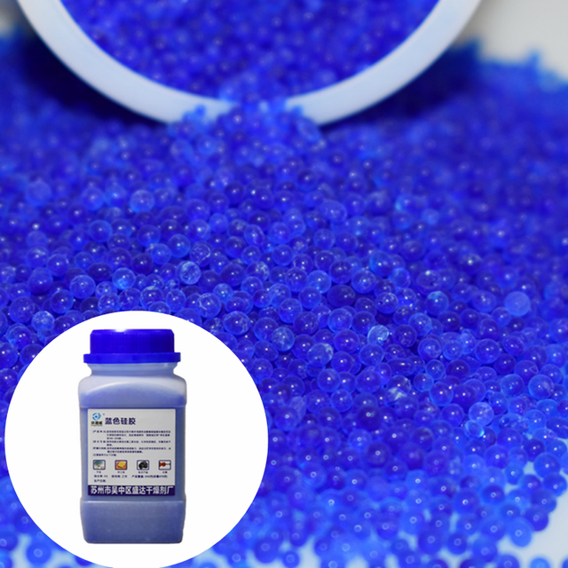 Blue Reusable Silica Gel Beads Moisture Absorber Desiccant Moisture