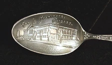 c1910 Illinois Sterling Souvenir Spoon Art Institute Of Chicago Shepard Mfg Co. 