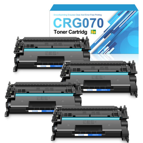 4PK 070H Black Toner for Canon CRG070 ImageCLASS MF461w MF462w MF463w MF465w