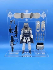 G.I. Joe Classified Snow Serpent 🔥 Acrylic Base Set Ultra 🔥 Stand 🔥No Toy 🔥 
