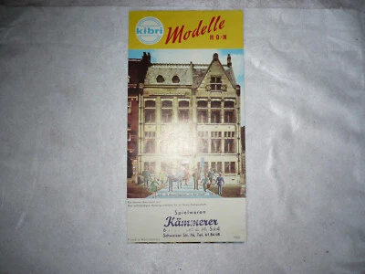 Kibri Faltprospekt Modelle H0 + N von 1966 - Bild 1 von 2