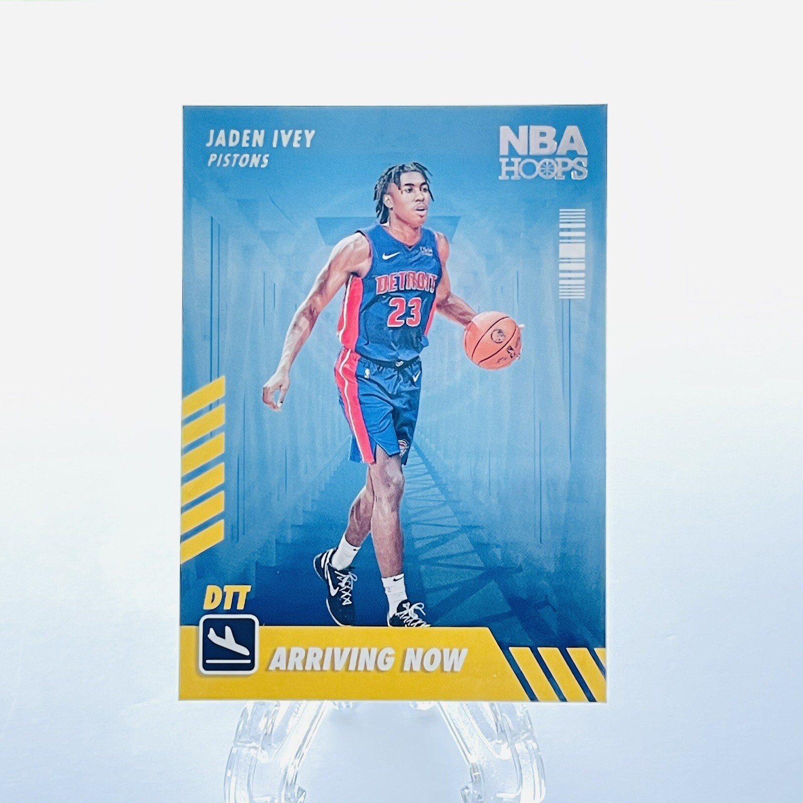2022-23 NBA Hoops Jaden Ivey Arriving Now Rookie RC #5 Pistons