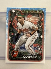 COLTON COWSER 2024 TOPPS HOLIDAY ELF HAT SP ROOKIE ORIOLES RC #H170