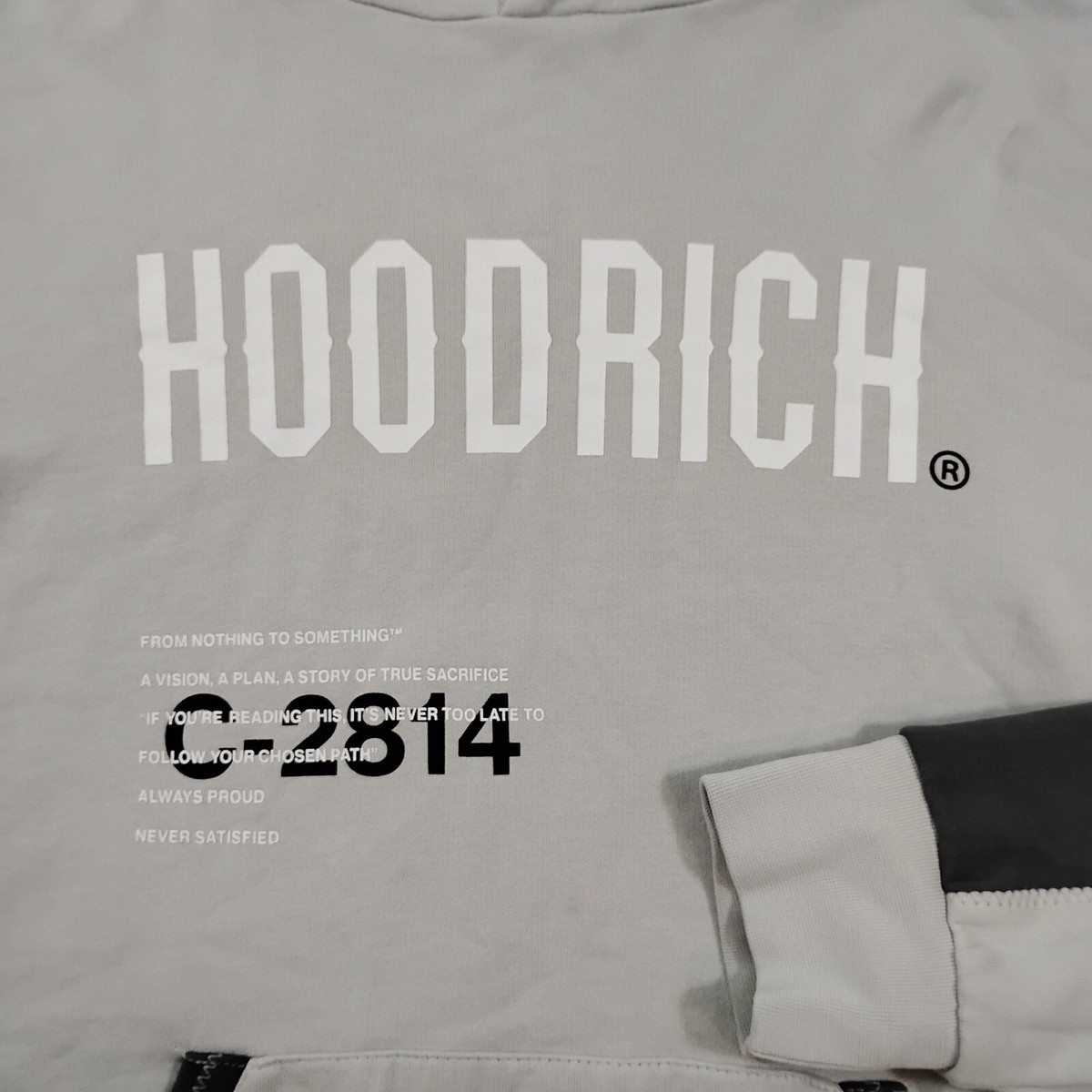 Hoodrich Hoodie Mens Medium Gray Street Wear UK Designer Hip Hop Sweatshirt View 4