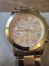 Rose Gold-Tone Watch MK5727 Michael Kors Mercer Chronograph IOB See Description