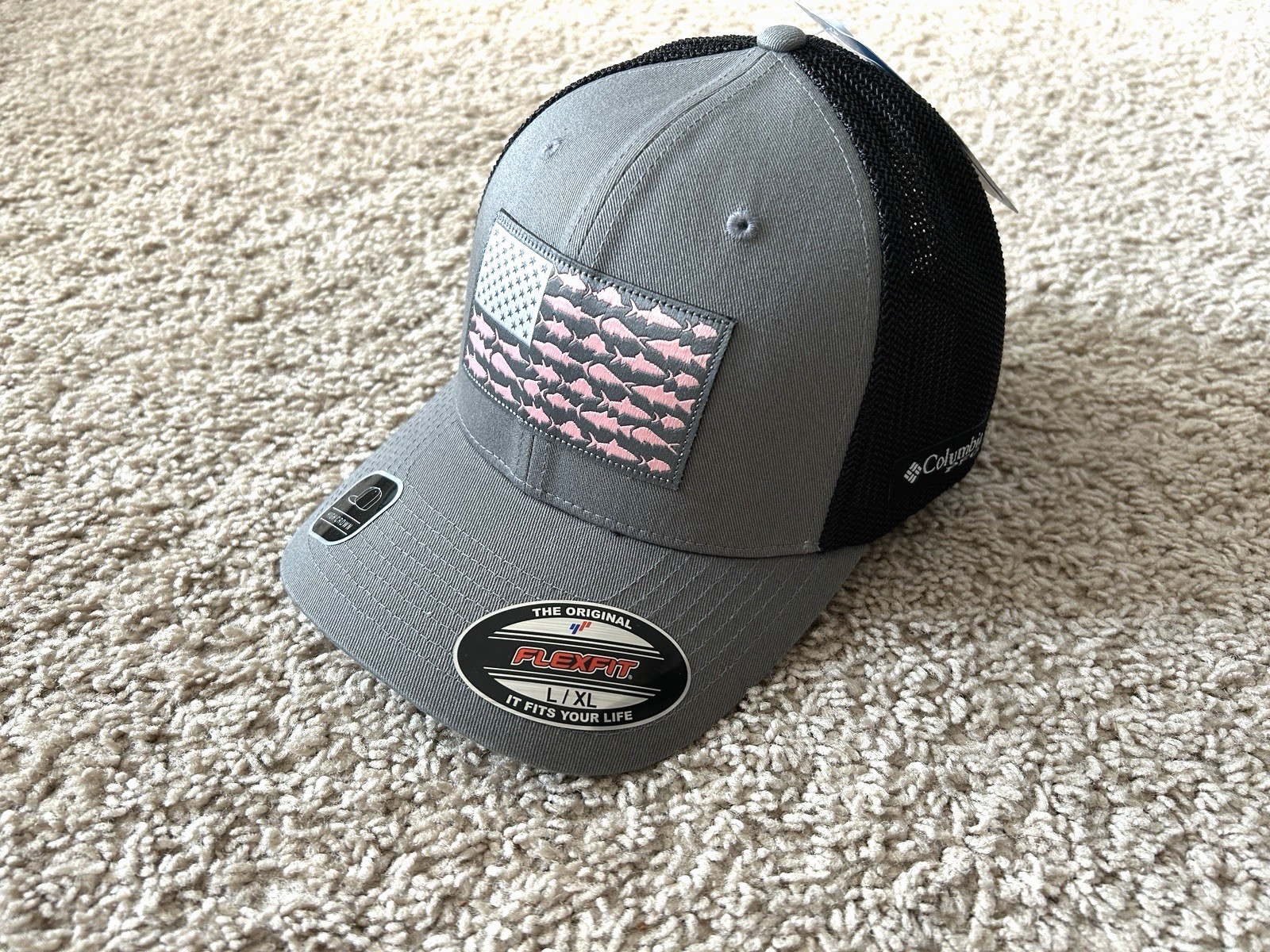 Columbia PFG Fish Flag Flexfit Cap L/XL