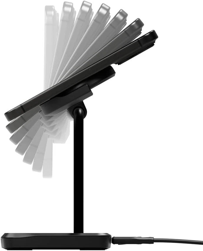 Cygnett ChargeBase 2-in-1 Magnetic Wireless Charging Stand, Qi2 Compatible Black - Image 3 of 4