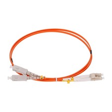 1 M 3.2Ft Fiber Patch Cable Multimode LC-SC OM2 LSZH Fiber Optical Cable Orange