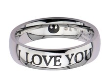Star Wars I Love You Stainless Steel Unisex Ring