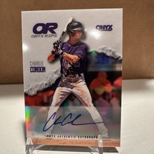 2025 Onyx Rips Refractor Charlie Condon On-Card Auto