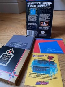 Gremlins 2 The New Batch Nintendo Nes Original Game complete with manual CIB