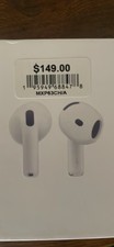 Apple AirPods 4 Wireless In-Ear Earbuds White w/ Charging Case MXP63CH/A