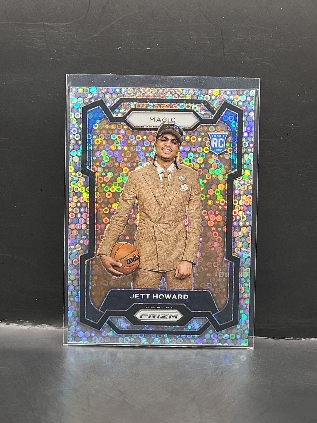 2023-24 Panini Prizm Jett Howard #132 Rookie Variation Fast Break Disco Magic RC