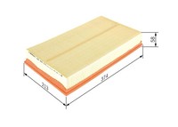 NEU - Bosch F026400515 Luftfilter FüR Audi Cupra Skoda VW