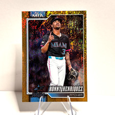 2026 Topps Series 1 RONNY HENRIQUEZ Gold Holo Foil /50 Miami Marlins SSP