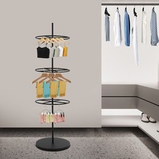 Rotatable Round Dispaly Rack, Round Clothing Rack, Metal Clothes Hanging Rack