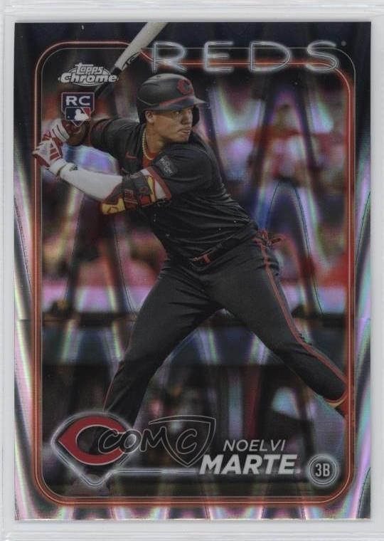 2024 Topps Chrome RayWave Refractor Noelvi Marte #177 1o3q