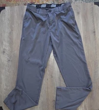 Nike Dri Fit Gray Baseball Pants Men Medium