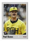 2024 Topps Heritage Paul Skenes Rookie #200 Pittsburgh Pirates Baseball Card RC
