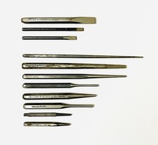 Proto Williams P&C Unbranded Punch And Cold Chisel Lot 11 Piece