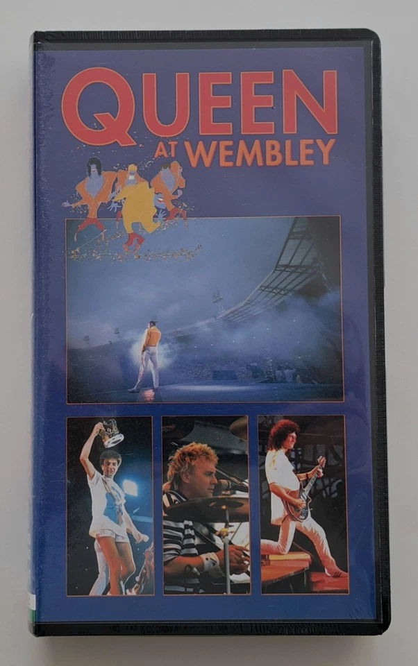 QUEEN At Wembley Japanese VHS Tape SEALED FREDDIE MERCURY BRIAN MAY ROGER TAYLOR - Bild 4 von 4