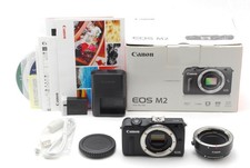  Mint in Box Canon EOS M2 18.0MP Mirrorless Digital Camera Body Black 7261