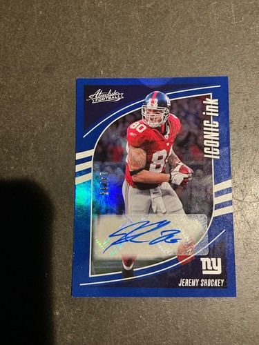 2025 Panini Absolute Jeremy Shockey Blue (RAW)