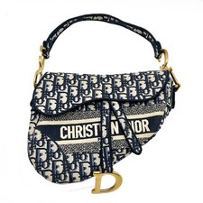 Christian Dior Saddle Handbag Logo Embroidere...