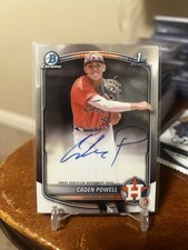 2025 Bowman Chrome Caden Powell 1st Auto Astros💥