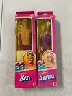 Malibu Ken # 1088& Barbie #1067 Vintage Mattel 1981 Sunsational Dolls Set