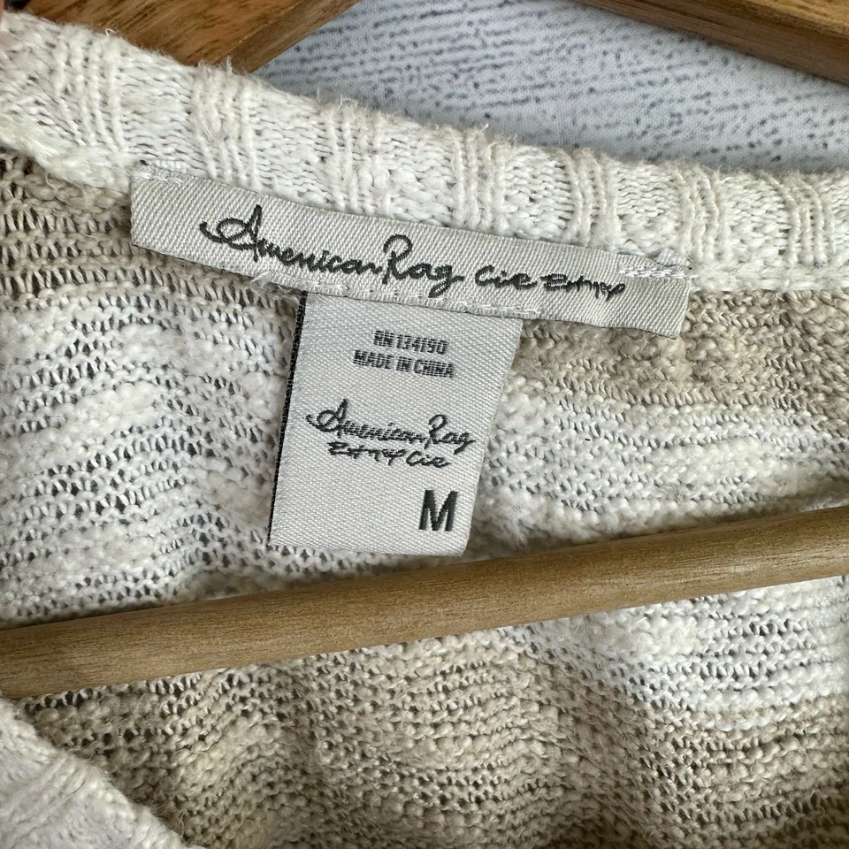 Suéter American Rag Mujer Talla Mediana Papá Noel Rayas Navidad Algodón Foto 4 de 4