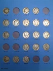 Whitman Page (18 Coins) Silver MERCURY Dimes 1916-1925. #46n