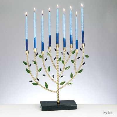 Rite Lite MFC-10 10 x 10 ft. OliveTree Hand-Crafted Metal Menorah