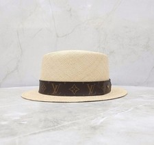 Louis Vuitton New LV Monogram Fedora Panama Hat 60 M76254 152309989