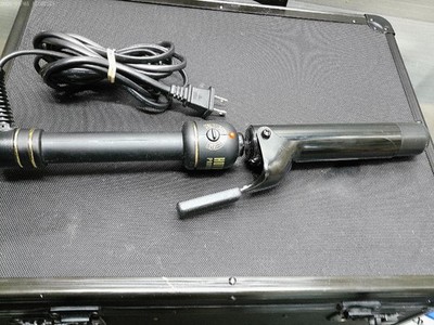 HOT TOOLS Pro Artist Black Gold 1 1/4'' Curling Iron HT1125BG Used Like Nevv