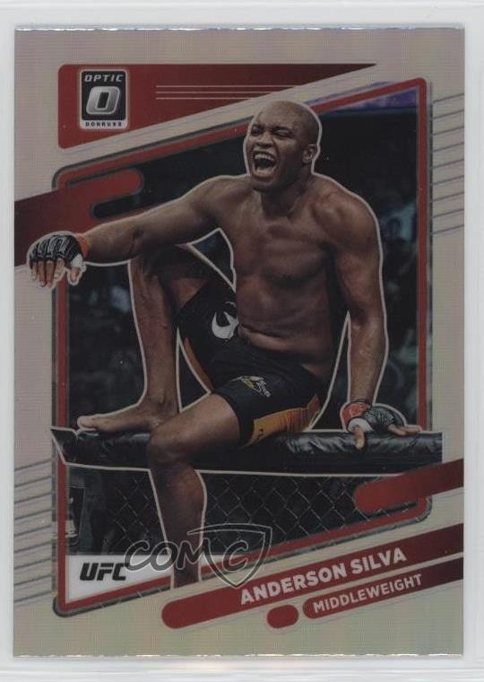2022 Panini Donruss Optic UFC Holo Prizm Anderson Silva #27 1l6l