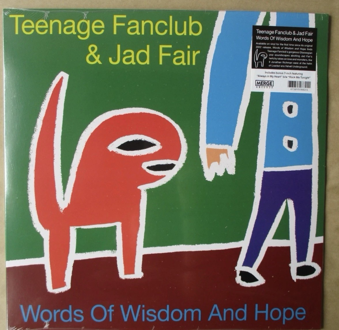 Teenage Fanclub & Jad Fair – Words Of… TEENAGE FANCLUB & JAD FAIR Words of Wisdom & Hope LP 2026 RSD