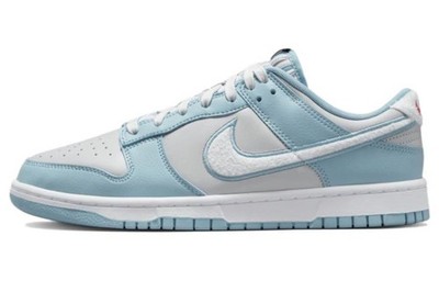 Nike Dunk Low Fleece Swoosh - Light Blue 2023 - FB1871-011